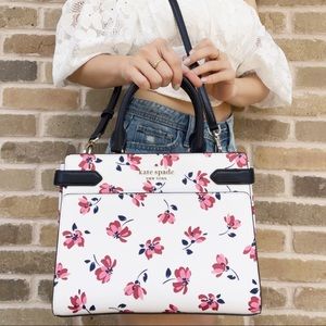 NWT Kate Spade Staci Floral Satchel & Crossbody